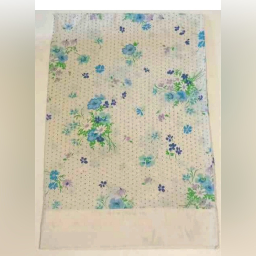 🪻🛌Vintage Bedding Large Floral Cottage Core Pillowcase EUC